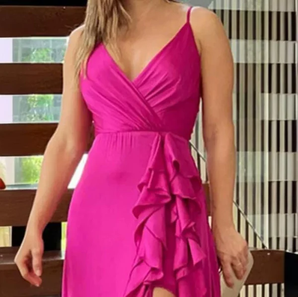 Belted Maxi Dress for Women - Image 2