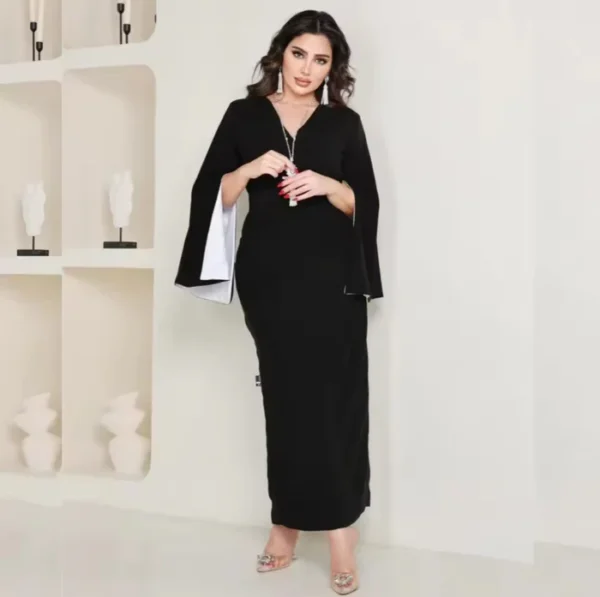 Elegant Black Long Dress for Women