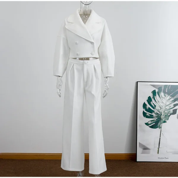 Margaret Women’s Coat & Pants Suit Set - Image 2