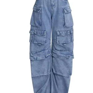 Women’s Casual Denim Wide Leg Pants
