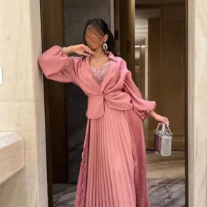 Elegant V-Neck A-Line Evening Dress